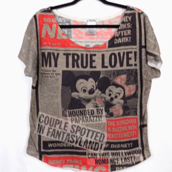 Disney Parks Tops - Disney Parks Large Mickey Minnie Donald Daisy All Over Print (BUNDLE PRICE $6)